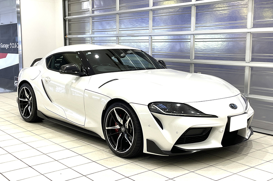 GRスープラ+HKS スーパーターボマフラー