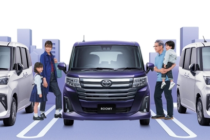 【モデル入り素材】駐車場イメージ　カスタムG-T