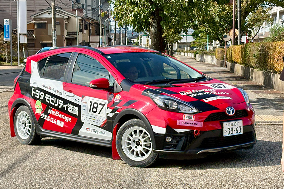 ラリチャレ画像が停まっている画像