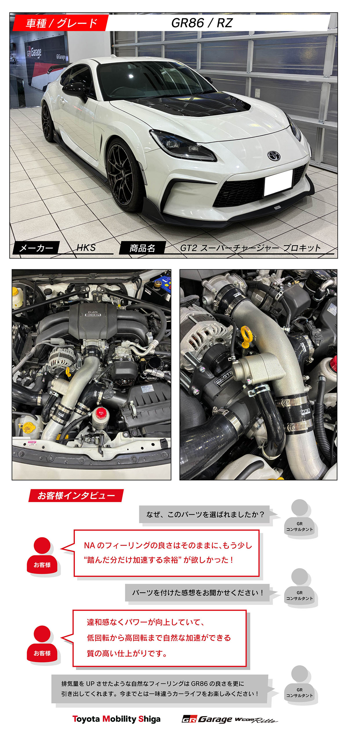 HKS GT2スーパーチャージャープロキット 86 土日購入で即日発送 HKS（エッチケーエス） 【HKS】GT2スーパーチャージャープロキット