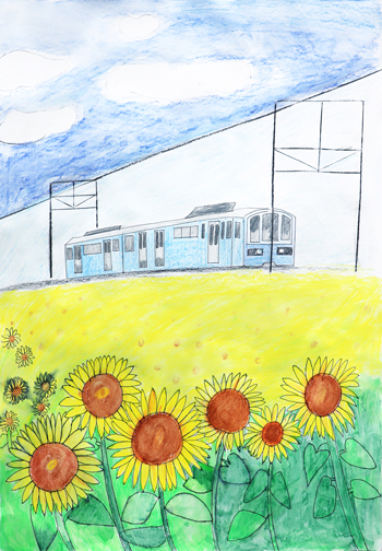 夏を運ぶ電車