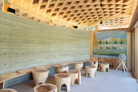 メタセコイアと馬の森