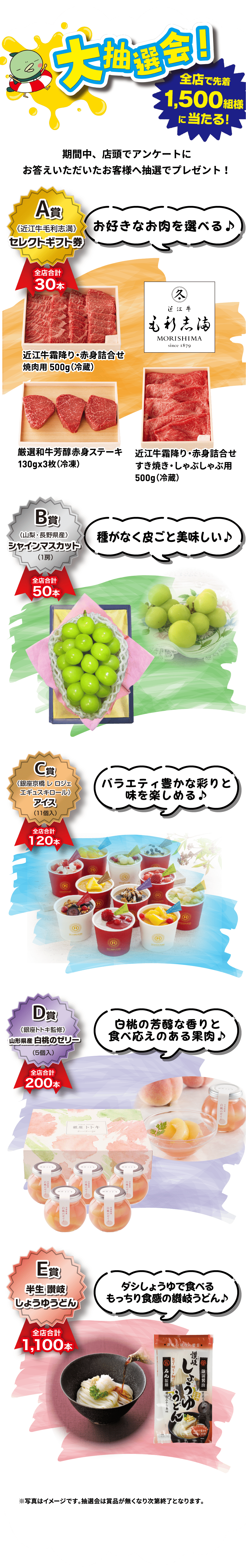 大抽選会
